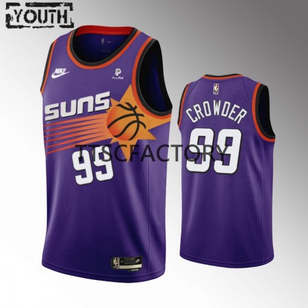 Maglia NBA Phoenix Suns Jae Crowder 99 Nike 2022-23 Classic Edition Viola Swingman - Bambino